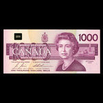 Canada, Banque du Canada, 1,000 dollars : 1988