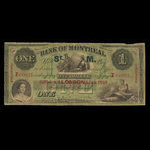 Canada, Banque de Montréal, 1 dollar : 3 janvier 1859