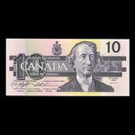 Canada, Banque du Canada, 10 dollars : 1989