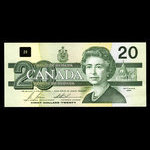 Canada, Banque du Canada, 20 dollars : 1991