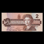 Canada, Banque du Canada, 2 dollars : 1986