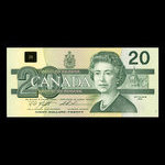 Canada, Banque du Canada, 20 dollars : 1991