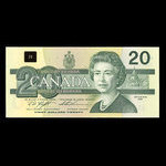 Canada, Banque du Canada, 20 dollars : 1991