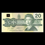 Canada, Banque du Canada, 20 dollars : 1991