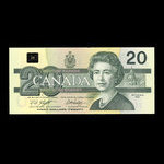 Canada, Banque du Canada, 20 dollars : 1991