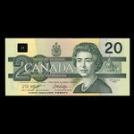 Canada, Banque du Canada, 20 dollars : 1991