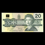 Canada, Banque du Canada, 20 dollars : 1991