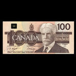 Canada, Banque du Canada, 100 dollars : 1988