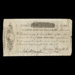 Canada, Shannan, Livingston & Cie., 10 shillings : 22 novembre 1815