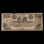 Canada, Bank of British North America, 20 piastres : 1 janvier 1842